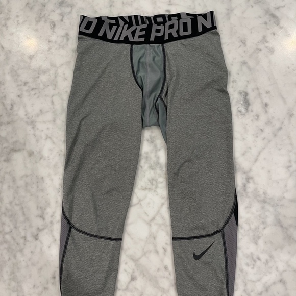 Nike Other - Nike Pro Men's Tights Grey/Black